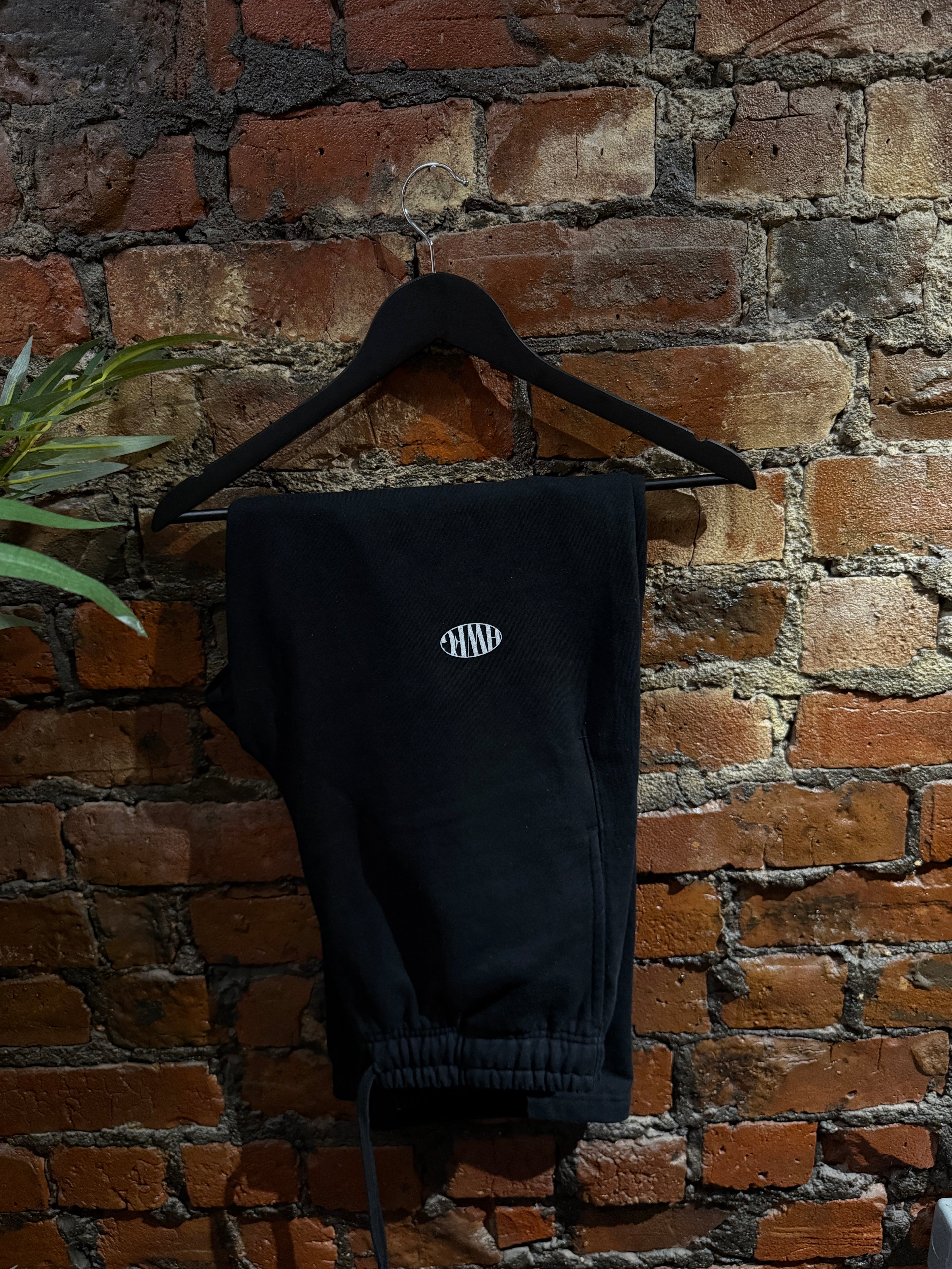 Backstage Straight Leg Jogger - Solid Black