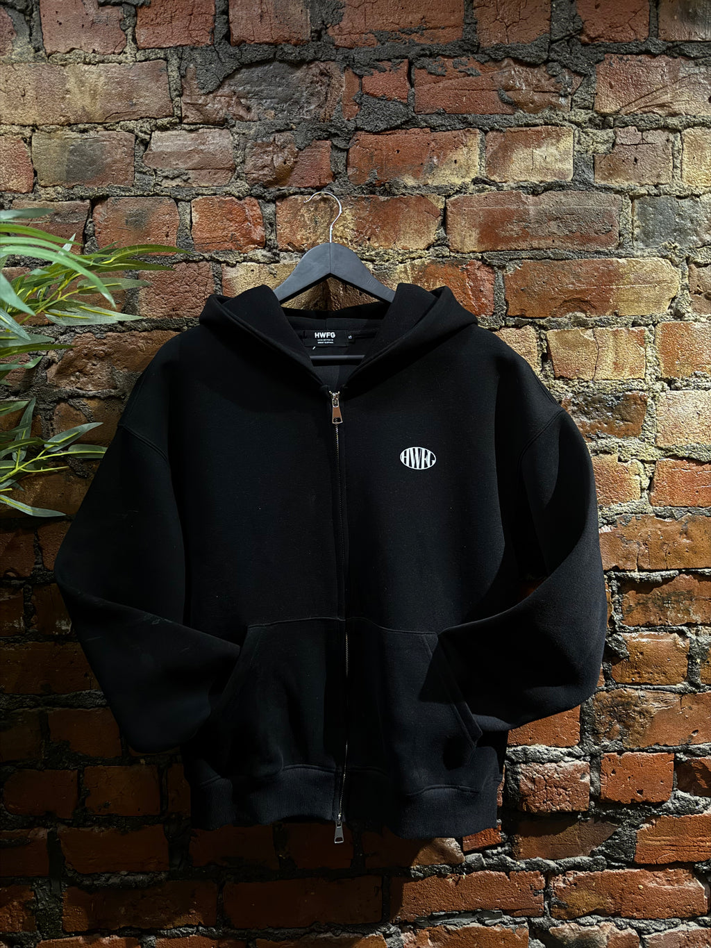 Backstage Zip Up Hoodie - Solid Black