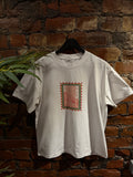 In The Fields Stamp T Shirt - Solid White