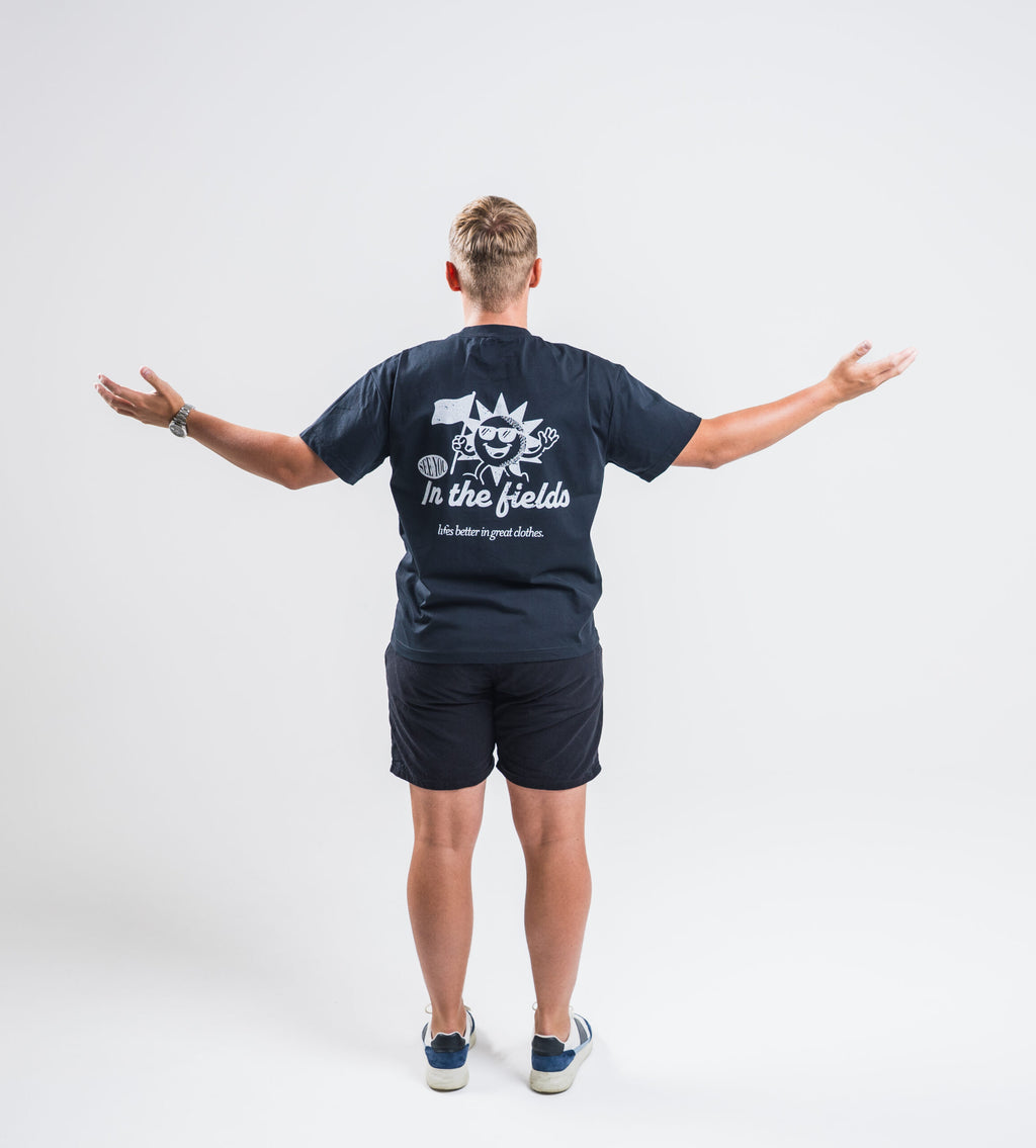 In The Fields T Shirt - Solid Black