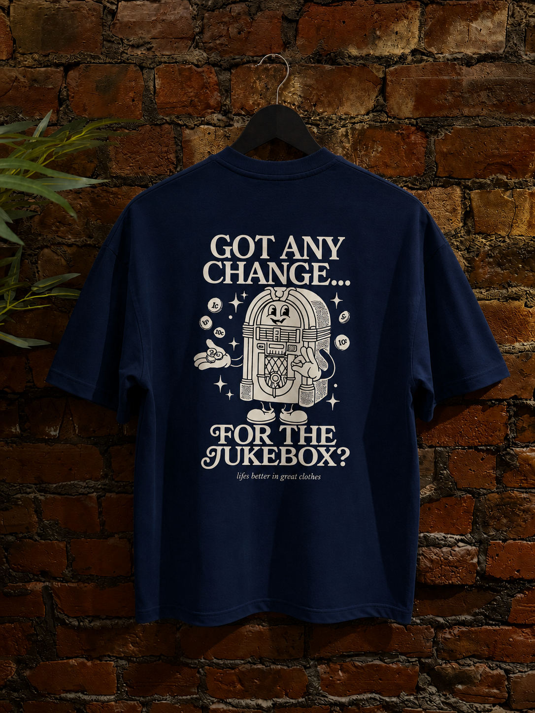 The Jukebox Tee - Navy