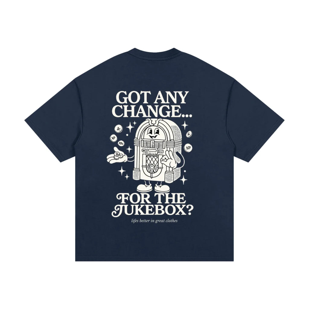 The Jukebox Tee - Navy