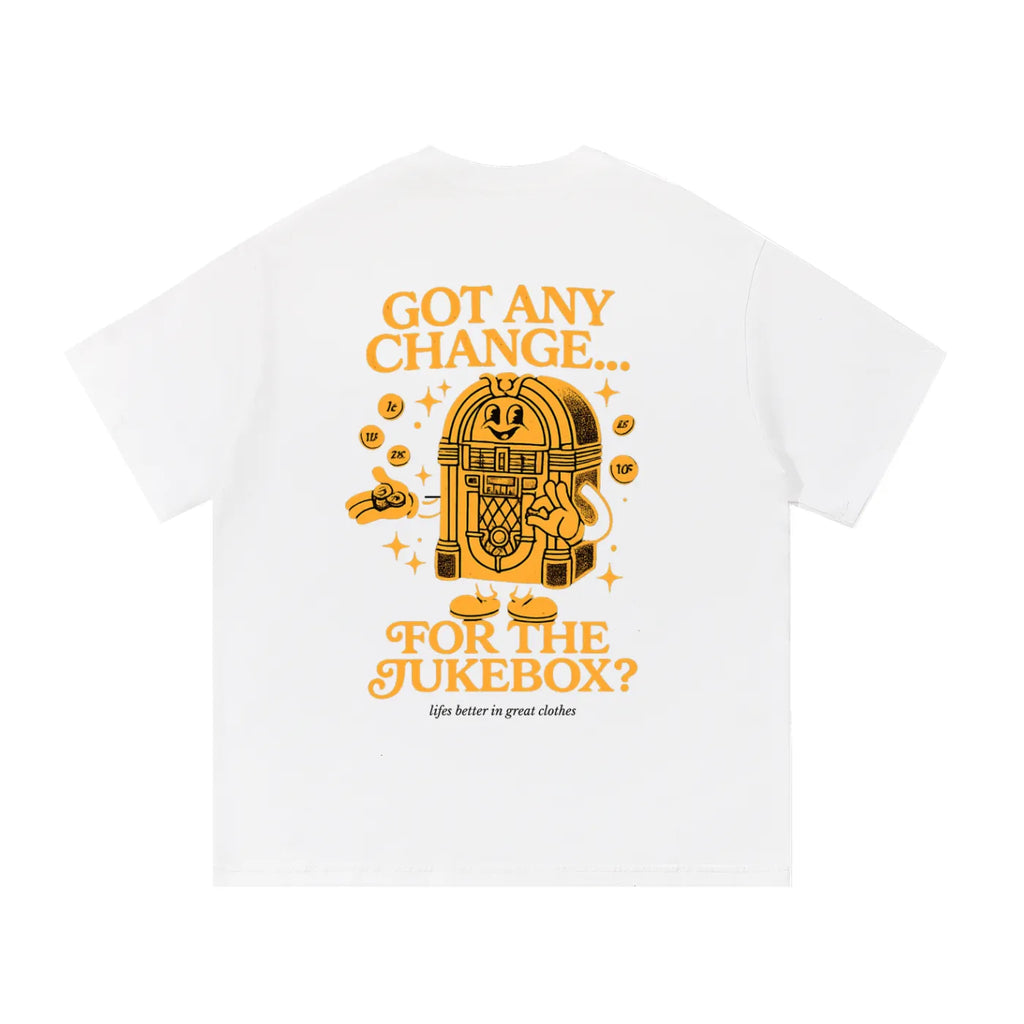The Jukebox Tee - Solid White